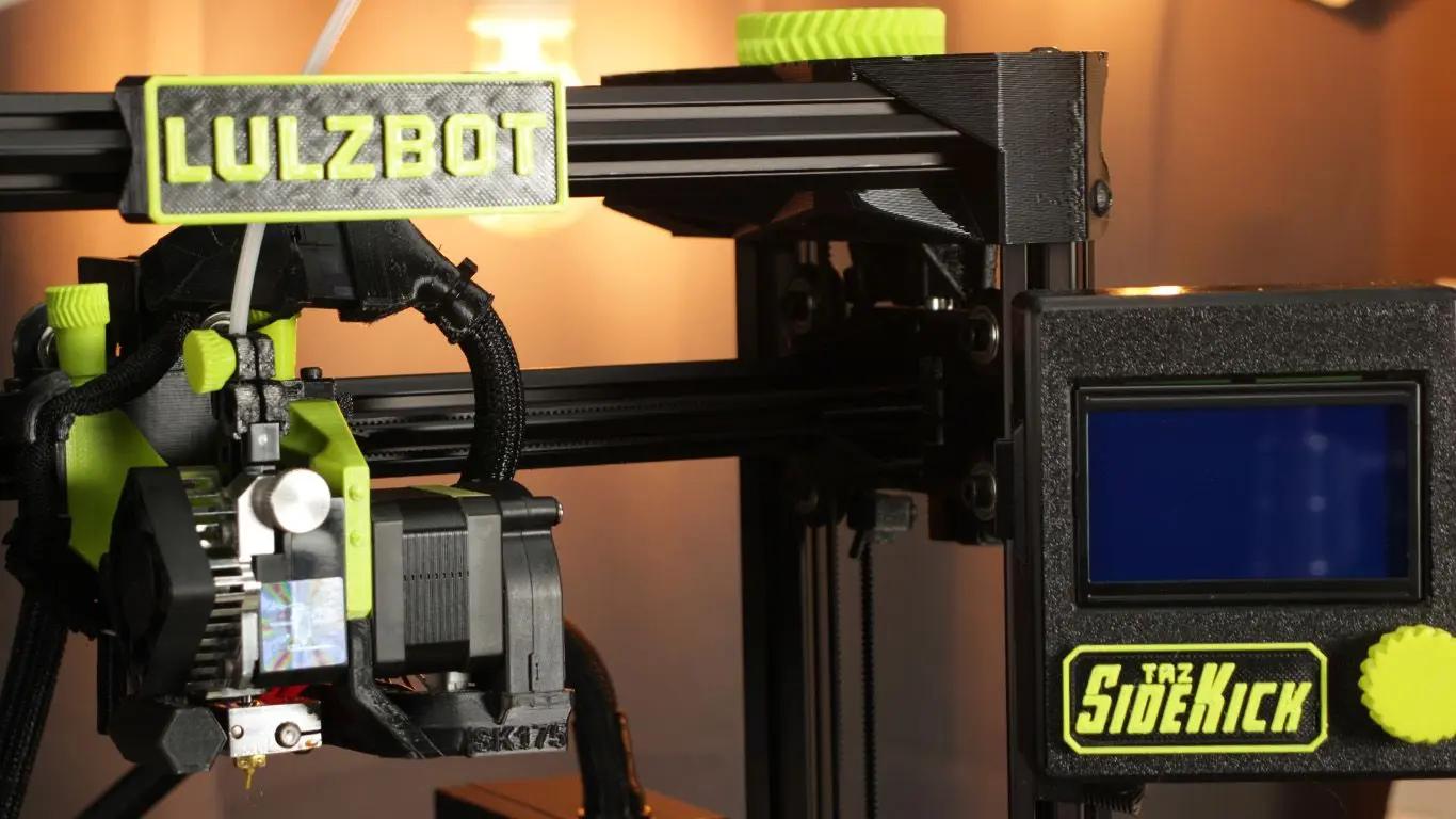 a LulzBot SideKick 3D printer